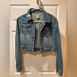 Kenzie Girl cropped denim jacket